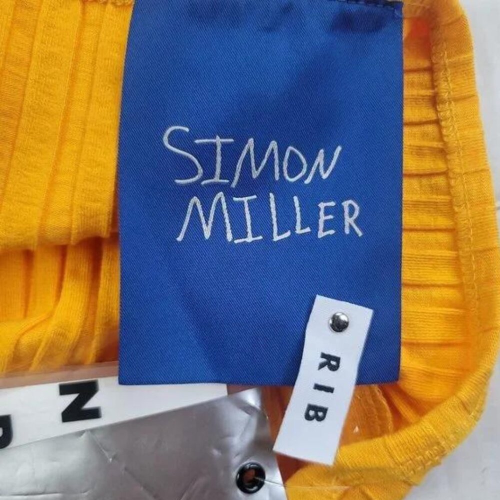 Simon Miller Yellow Ribbed Tank Top - Picture 6 of 8